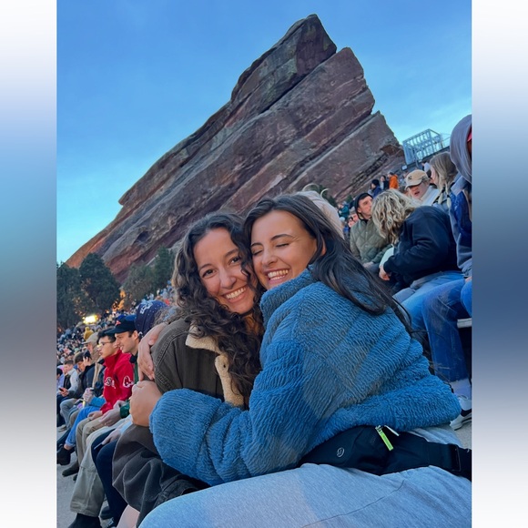 wild fable Jackets & Blazers - WILD FABLE BLUE FAUX FUR JACKET